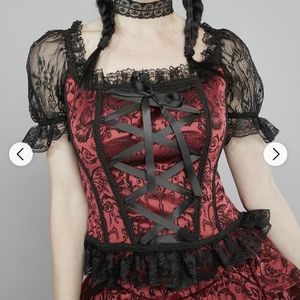WIDOW GOTHIC CORSET TOP
